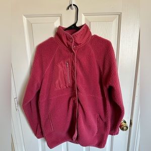 Vici Collection pink Sherpa light jacket - only worn once